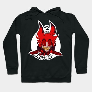 Loving Alastor Sticker Hoodie